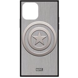 PG-DGT19A15CTA [iPhone 11 Pro用 ガラスハイブリッドケース キャプテン・アメリカ/シルバー]