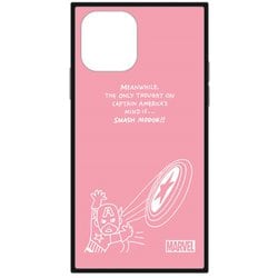 PG-DGT19A16CTA [iPhone 11 Pro用 ガラスハイブリッドケース キャプテン・アメリカ/ピンク]
