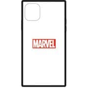 PG-DGT19B10MVL [iPhone 11用 ガラスハイブリッドケース MARVEL ロゴ/ホワイト]