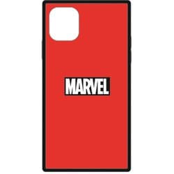 PG-DGT19B11MVL [iPhone 11用 ガラスハイブリッドケース MARVEL ロゴ/レッド]
