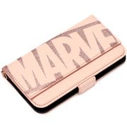 PG-DFP19B11MVL [iPhone 11用 ダブルフリップカバー MARVEL ロゴ/ピンク]