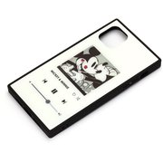 PG-DGT19C02MKY [iPhone 11 Pro Max用 ガラスハイブリッドケース ミッキーマウス/ホワイト]