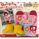 ぽぽちゃん くまちゃんレインポンチョ おさんぽ長靴つき [対象年齢：2歳～]