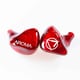 バランスドアーマチュアシングルユニット搭載イヤフォン Musical Box Star JP Edition Transparent RED