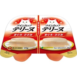 ツインカップテリーヌまぐろ・ささみ [猫用 ソフトゼリー 35g×2 一般食]