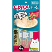 ちゅーるかつお&国産あごだし14g×4本 [猫用 スナック]