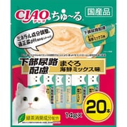 チャオちゅーる20本入り下部尿路配慮まぐろ海鮮ミックス味14g×20 [猫用 スナック]