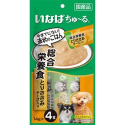 ちゅーる総合栄養食とりささみチーズ入り [犬用おやつ 14g×4 緑茶消臭成分 国産]