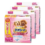 【限定品】デオシートフローラルシャボンワイド64枚×3個パック入り