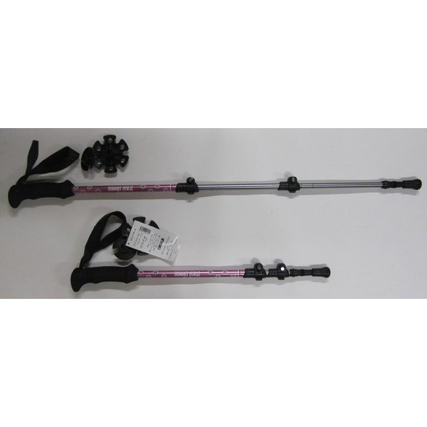 先ゴムキャップ脱落防止ストック フジ ファストロック ウイメンズ 56-115cm N3I-FU-F-W PNK ピンク [トレッキングポール レディース]
