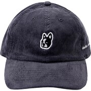 CP19610 45 F [コーデュロイキャップ 犬の頭＋1 グレー]