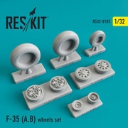 RSK32-0185 F-35 A/B ホイールセット [1/32 レジン製ディティールアップパーツ]