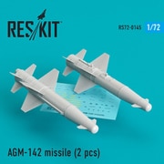 RSK72-0145 AGM-142 空対地ミサイル 2個入り [1/72 レジン製ディティールアップパーツ]