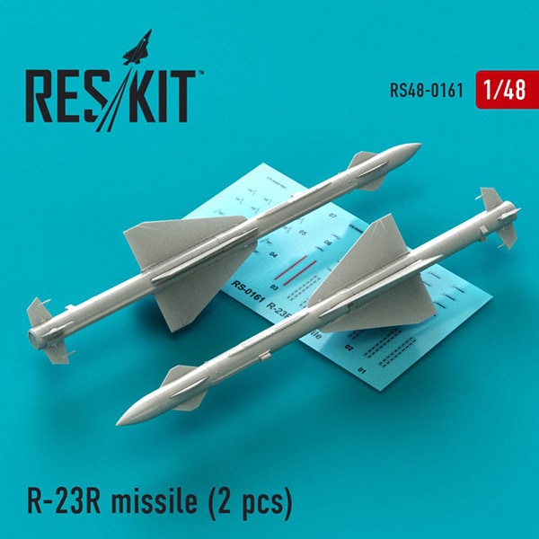 Rsk48 0161 R 23r エイペックス レーダー誘導 空対空ミサイル 2個入り 1 48 レジン製ディティールアップパーツ