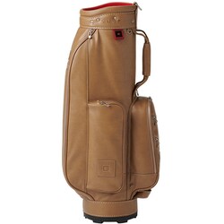 オノフ キャディバッグ 8.5型　キャメル ONOFF オノフ キャディバッグ ゴルフバッグ ソフトタッチ本革調