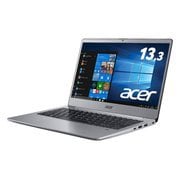 Core i5-8250U/8GB/256GB SSD/ドライブなし/13.3型/Windows 10 Home/日本語配列/スパークリーシルバー SF313-51-A58U