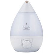 超音波式アロマ加湿器 SHIZUKU mini 木造4畳/洋室6畳まで 最大250mL/h 1.5L ホワイト AHD-039-WH