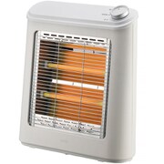 2灯式 800W 遠赤外線石英ヒーター ホワイト US-Q800M