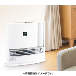 【美品】セラミックファンヒーター   SHARP HX-J120-W WHITE
