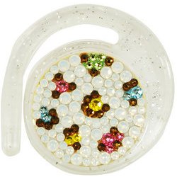 S-4 [ハングマーカー ダブルタイプ（スワロフスキー） レオパードマルチ]