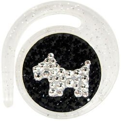 S-8 [ハングマーカー ダブルタイプ（スワロフスキー） 犬]