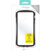 AC-P19S-KZ BK [iPhone 11 Pro 耐衝撃カラフル光沢クリアバックカバーケース ブラック]