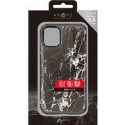AC-P19S-GA BKM [iPhone 11 Pro 耐衝撃スリムバックカバーケース ブラックマーブル]