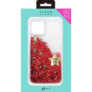AC-P19M-FLG RD [iPhone 11 グリッターバックカバーケース レッド]