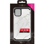 AC-P19M-GA WHM [iPhone 11 耐衝撃スリムバックカバーケース ホワイトマーブル]