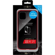 AC-P19L-MC RD [iPhone 11 Pro Max 耐衝撃ガラス＋バンパーバックカバーケース レッド]