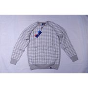 CLUNK 19FW 千鳥JQニット CL5GTJ01 WHT M