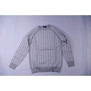 CLUNK 19FW 千鳥JQニット CL5GTJ01 WHT XL