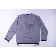 CLUNK 19FW ロゴJQニット CL5GUJ01 MGRY M