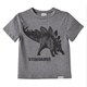 プリントTシャツ ステゴサウルス グレー 110 [キャラクターグッズ]