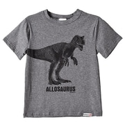 プリントTシャツ アロサウルス グレー 130 [キャラクターグッズ]