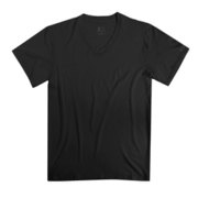 2U09VN.BLK.S [V NECK TEE SHIRT Black]