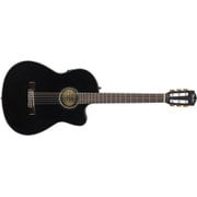 CN-140SCE Nylon Thinline, Walnut Fingerboard, Black w/case
