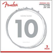 Original 150 Guitar Strings, Pure Nickel Wound, Ball End, 150L .010-.046 Gauges, 3-Pack