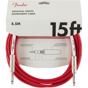 Original Series Instrument Cable, 15', Fiesta Red