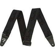 WeighLess 2" Running Logo Strap, Black/Black
