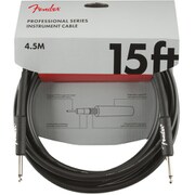 Professional Series Instrument Cable, Straight/Straight, 15', Black