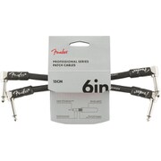 Professional Series Instrument Cables, Angle/Angle, Bowl of 20, 6", Black