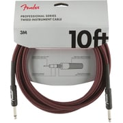 Professional Series Instrument Cables, 10', Red Tweed