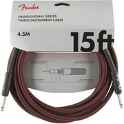 Professional Series Instrument Cable, 15', Red Tweed