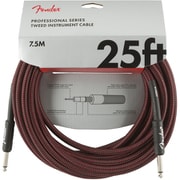 Professional Series Instrument Cable, 25', Red Tweed