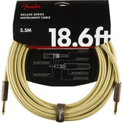 Deluxe Series Instrument Cable, Straight/Straight, 18.6', Tweed