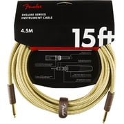 Deluxe Series Instrument Cable, Straight/Straight, 15', Tweed