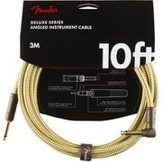 Deluxe Series Instrument Cable, Straight/Angle, 10', Tweed