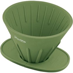 コーヒーポアオーバーセット（ケイブR/ポンドF） オリーブ