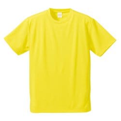 590001-0021 L [4.1オンス ドライアスレチック Tシャツ イエロー Lサイズ]
